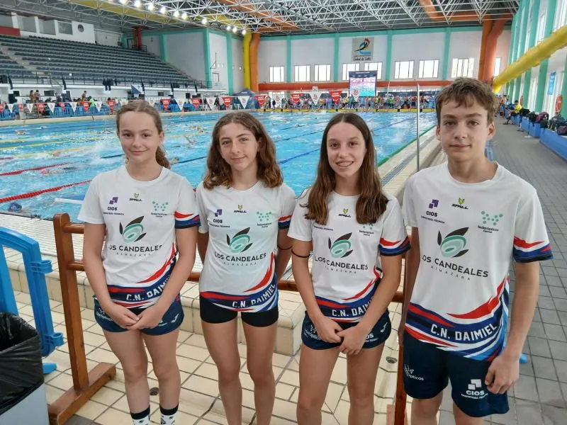 El Club Natación Daimiel brilla en el Campeonato de España Alevín con cuatro medallas