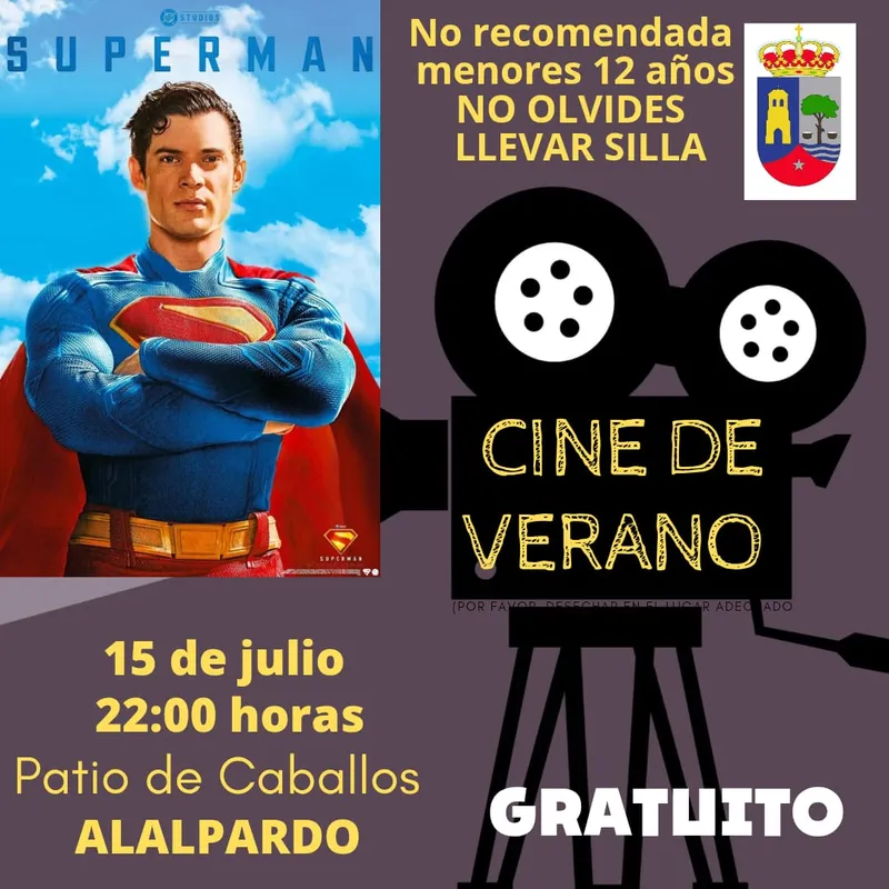 El cine de verano llega a Alalpardo con la proyección de 'Supermán'