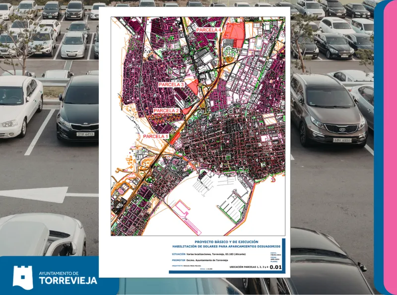 Torrevieja creará casi 4.000 plazas de aparcamiento disuasorio con una inversión de 3,6 millones