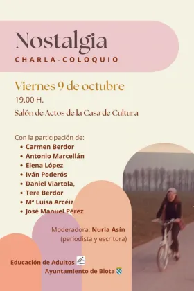 Biota revive su pasado con una charla sobre experiencias migratorias laborales