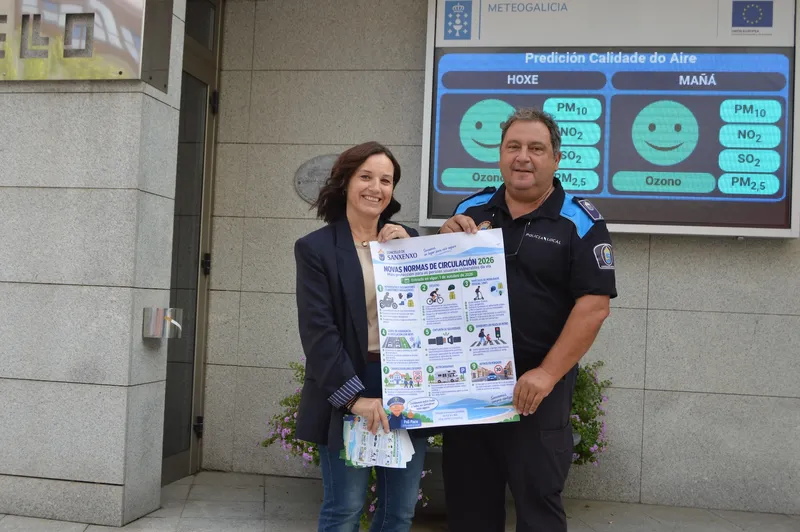 Sanxenxo lanza campaña "Un lugar para vivir seguro" ante cambios en circulación
