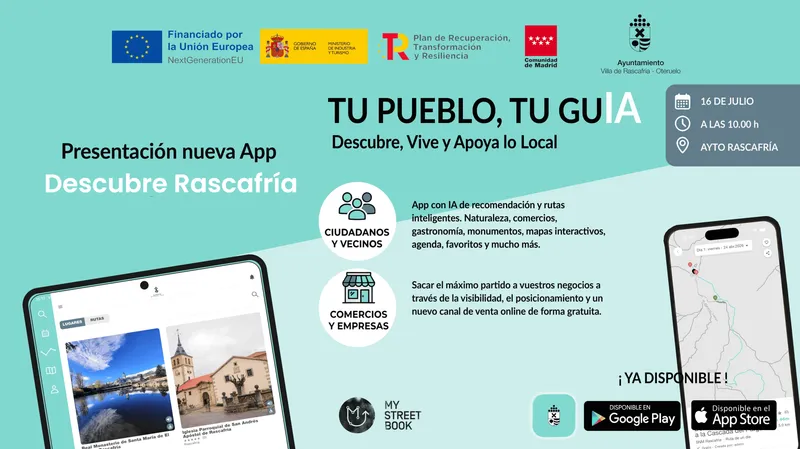 Rascafría lanza 'Descubre Rascafría', una app para impulsar el comercio local y el turismo