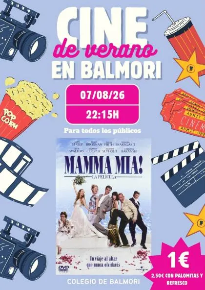 Balmori celebra el verano con una proyección de "Mamma Mia!" al aire libre
