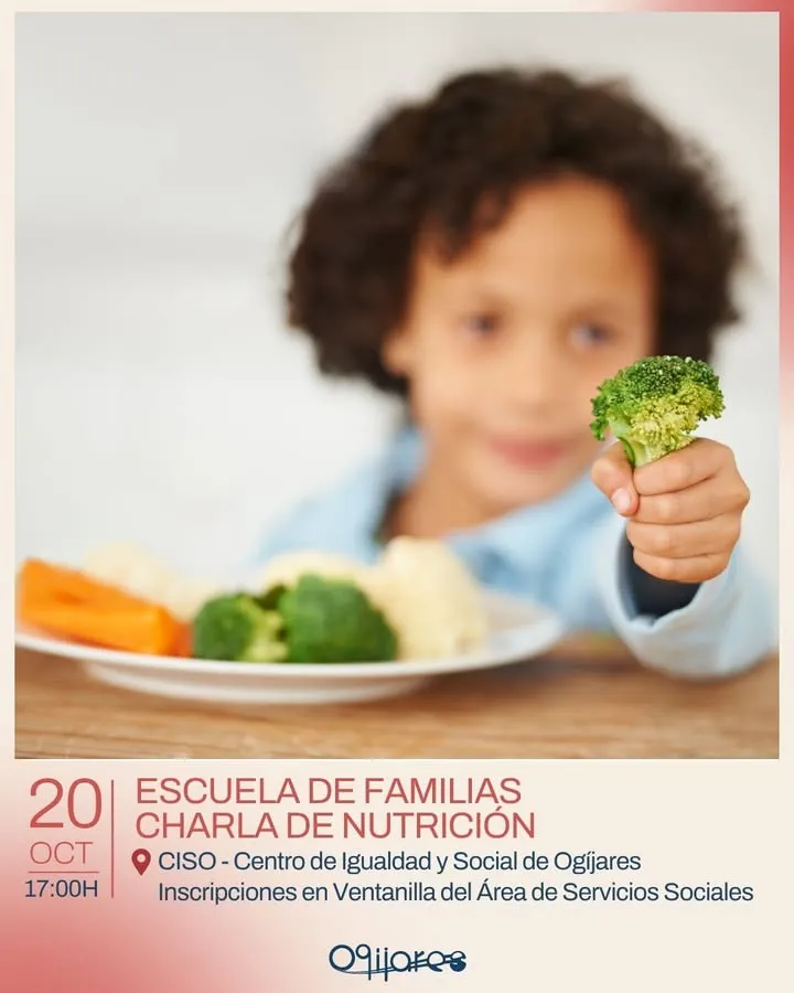 Ogíjares organiza una Escuela de Familias sobre alimentación saludable