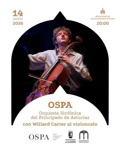 La OSPA regresa a Llanes con el aclamado violonchelista Willard Carter