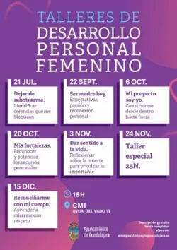 Guadalajara organiza un taller gratuito de desarrollo personal para mujeres