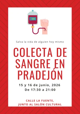 Pradejón acoge una colecta de sangre los días 15 y 16 de junio