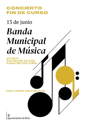 La Banda Municipal de Música de Biota clausura el curso con un concierto especial
