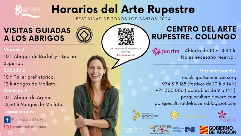 Colungo abre sus puertas al Arte Rupestre en el Puente de Todos los Santos