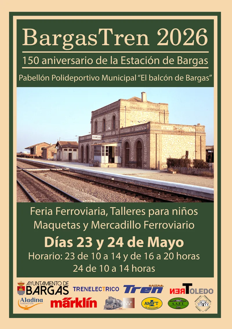 Bargas celebra BargasTren 2026 con actividades culturales y divulgativas