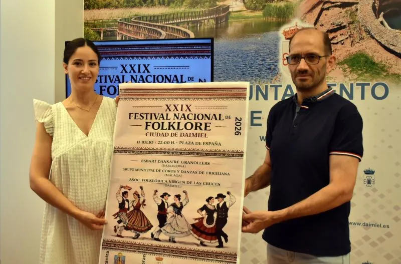 Daimiel celebra el XXIX Festival Nacional de Folklore con grupos de Cataluña, Andalucía y Castilla-La Mancha