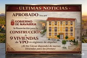 Cárcar aprueba la construcción de 9 viviendas de VPO en alquiler con financiación europea