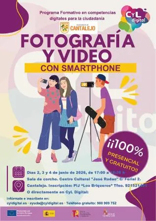 Cantalejo ofrece curso gratuito de fotografía y vídeo con smartphone