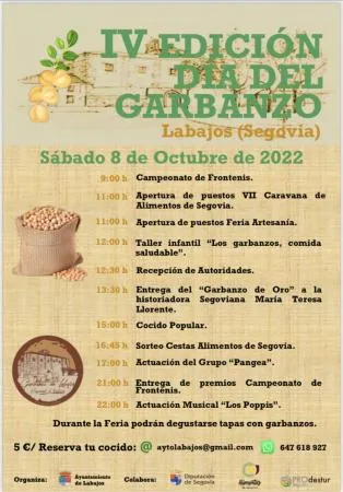 Labajos celebra su IV Feria del Garbanzo con gastronomía, artesanía y deporte