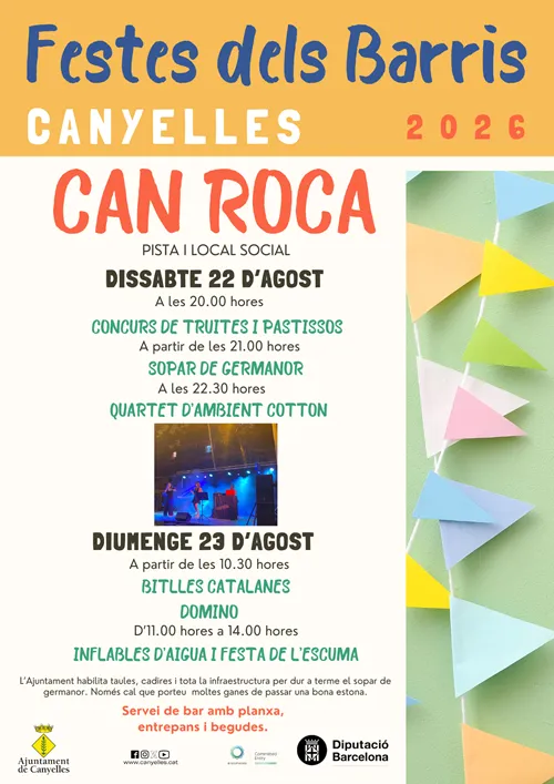 Canyelles celebra la Festa Major de Can Roca amb activitats per a tots els públics