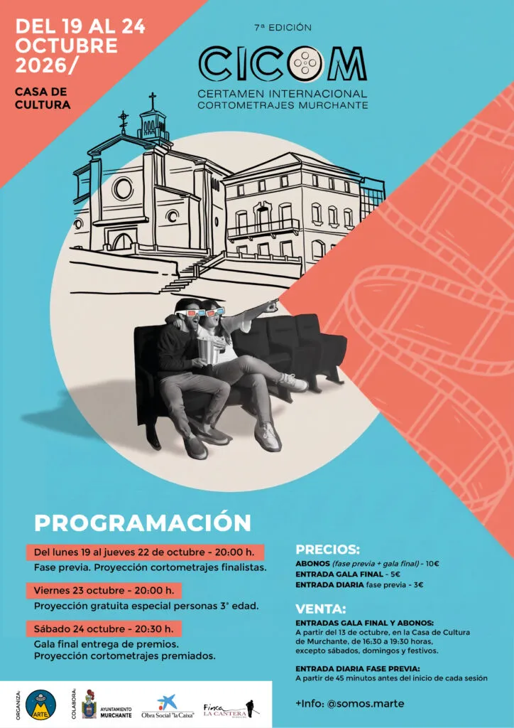 Murchante celebra la 7ª edición del Certamen Internacional de Cortometrajes del 19 al 24 de octubre