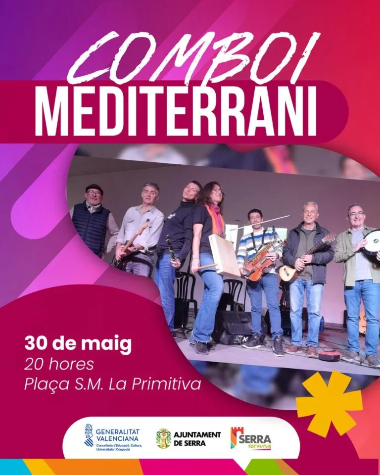 El grupo Comboi Mediterrani actuará en Serra dentro de la Fira de la Calderona