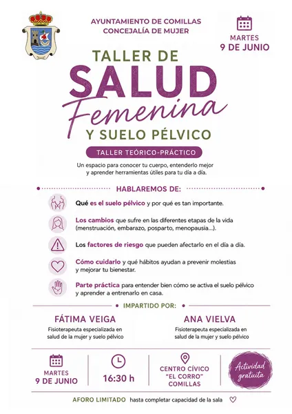 Comillas acoge un taller gratuito sobre salud femenina y suelo pélvico