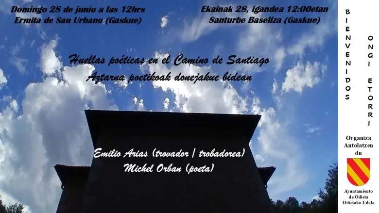 Poesía y Camino de Santiago se unen en Gascue este domingo