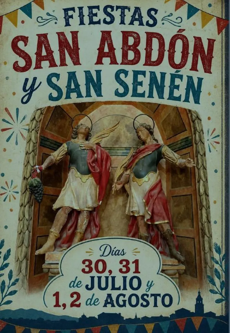 Las fiestas de San Abdón y San Senén animan el barrio de Torres en Calatayud