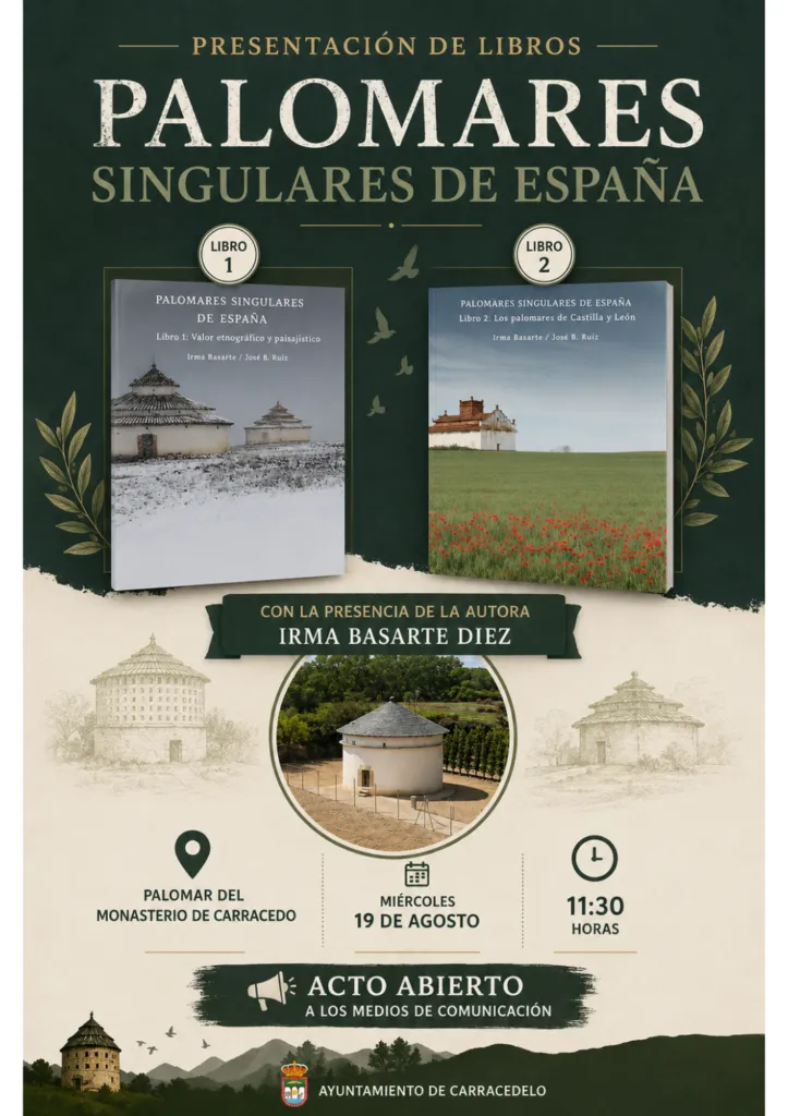 Presentación del libro "Palomares singulares de España" en el Monasterio de Carracedo