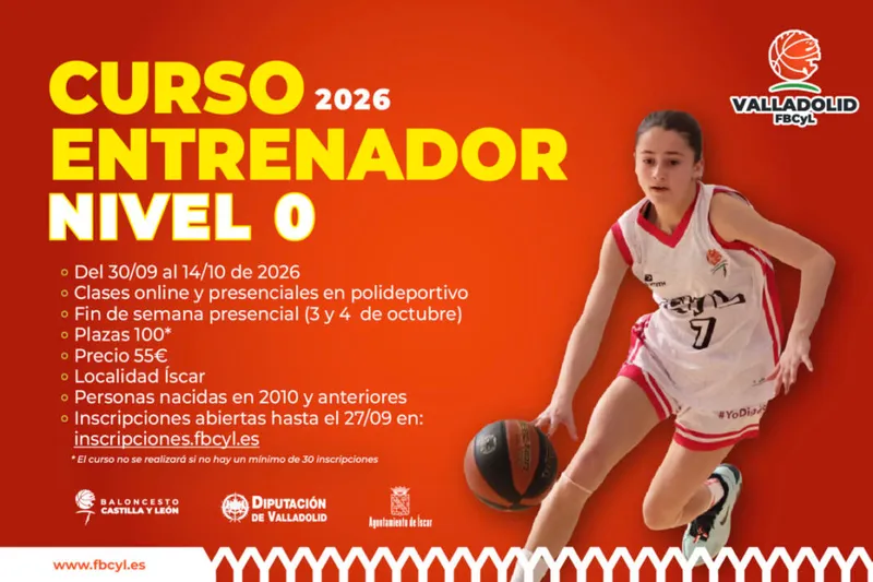 Íscar acoge un curso de entrenador de baloncesto de iniciación