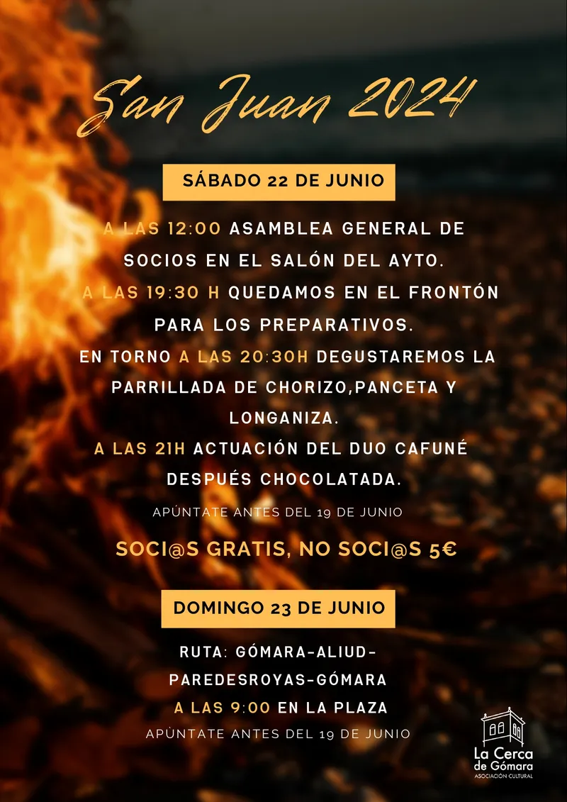 Gómara celebra las Fiestas de San Juan del 21 al 24 de junio