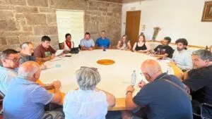 Vecinos de Mos se concentran en Pontevedra para exigir mejoras en la N-550