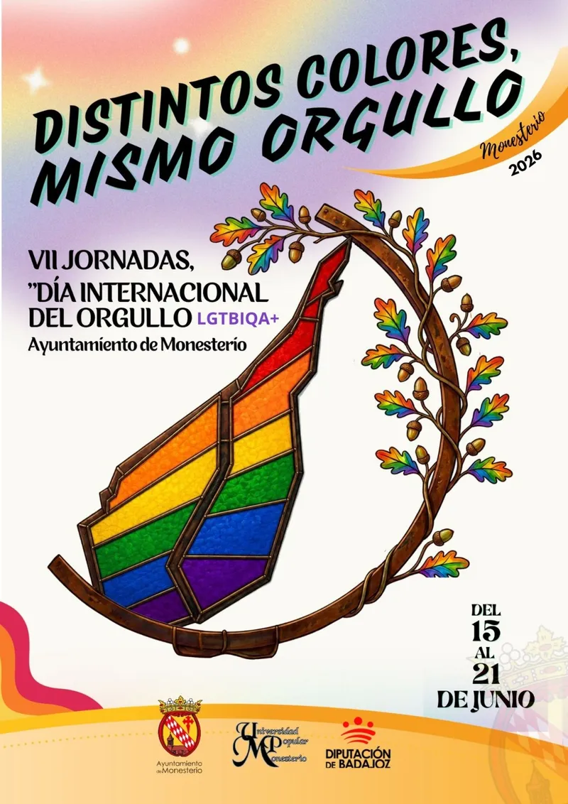 Monesterio celebra la VII Jornada del Orgullo LGTBIQA con actividades del 15 al 21 de junio