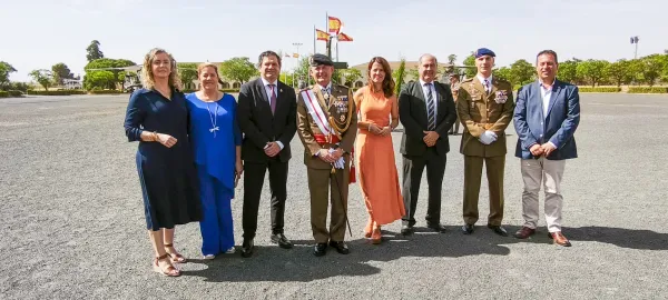 Valverde destaca la importancia estratégica de la base de helicópteros de Almagro para Europa