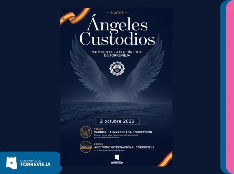 Torrevieja honra a sus Santos Ángeles Custodios con misa y entrega de reconocimientos a la Policía Local