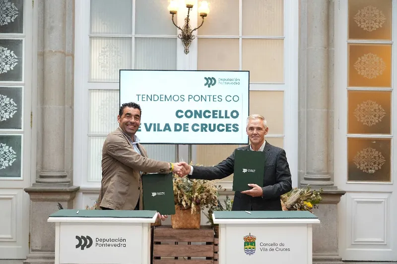 La Diputación de Pontevedra financia íntegramente la humanización de la Rúa do Cine en Vila de Cruces