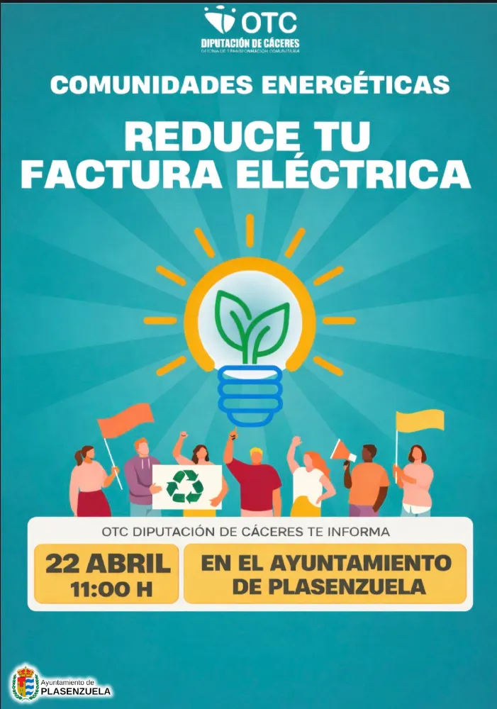 Plasenzuela acoge una jornada informativa sobre comunidades energéticas para reducir la factura eléctrica
