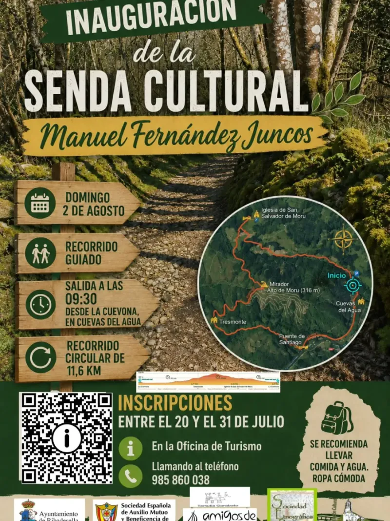 Ribadesella inaugura la Senda Cultural Manuel Fernández Juncos
