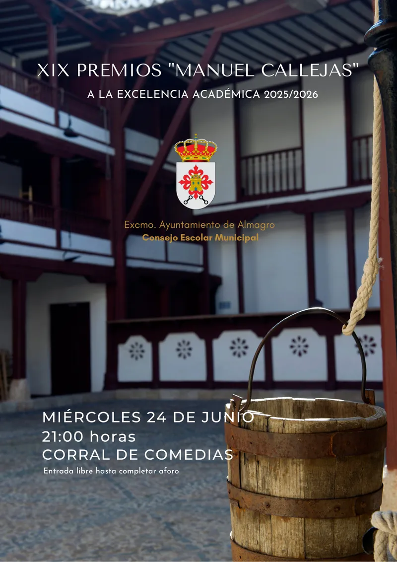 Almagro premia la excelencia académica con los XIX Premios Manuel Callejas