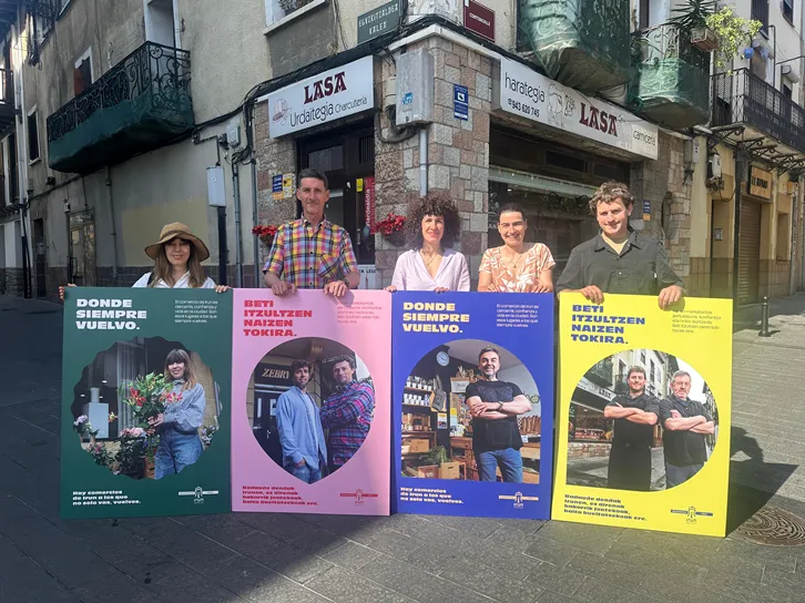 Irun lanza la campaña 'Beti itzultzen naizen tokia' para impulsar el comercio local
