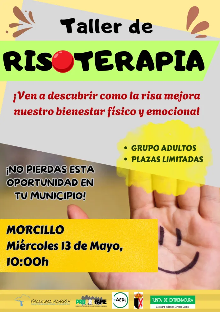 Morcillo acoge un taller de risoterapia para mejorar el bienestar ciudadano