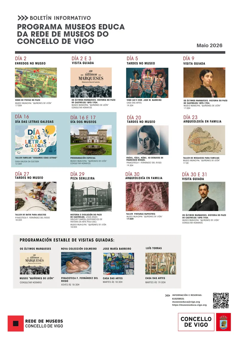 Vigo: Programación de Museos para Mayo 2026