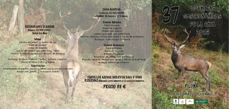 Piloña celebra la 37ª edición de sus Jornadas Gastronómicas de la Caza