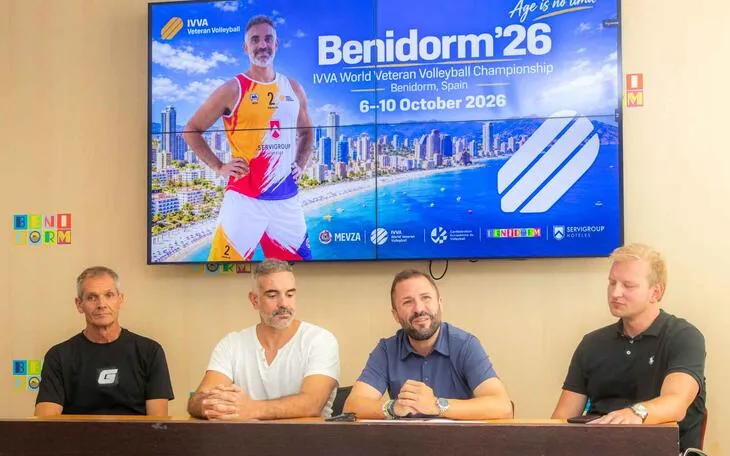 Benidorm se prepara para acoger el Mundial de Veteranos de Voleibol en octubre
