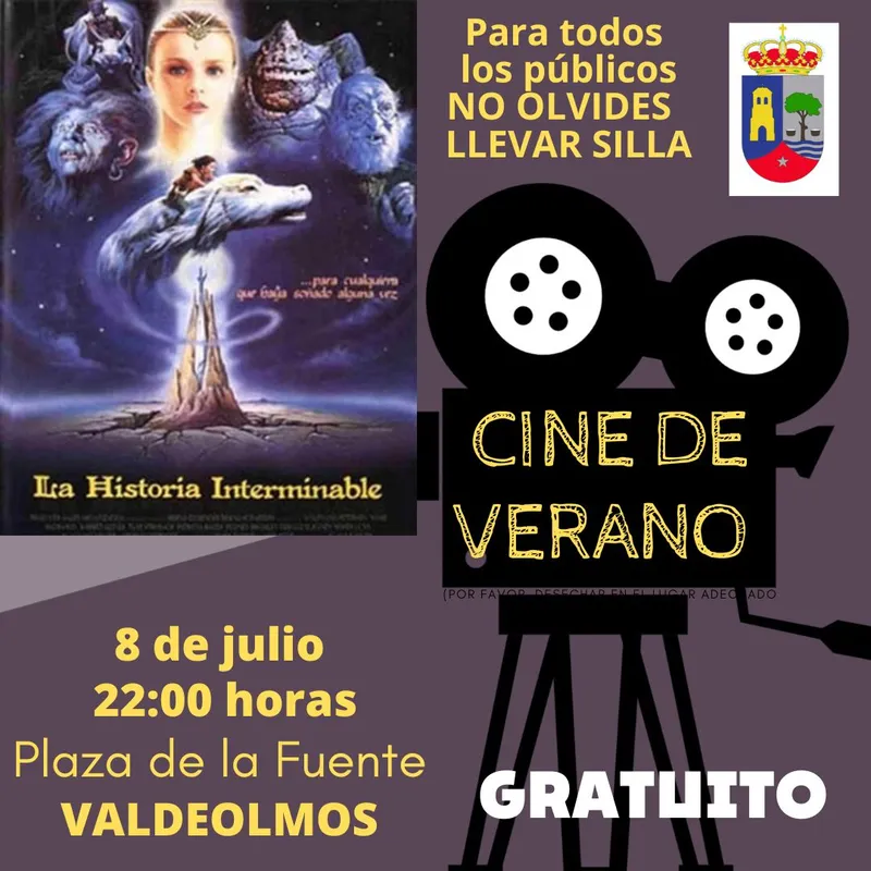 Valdeolmos celebra el verano con cine gratuito al aire libre