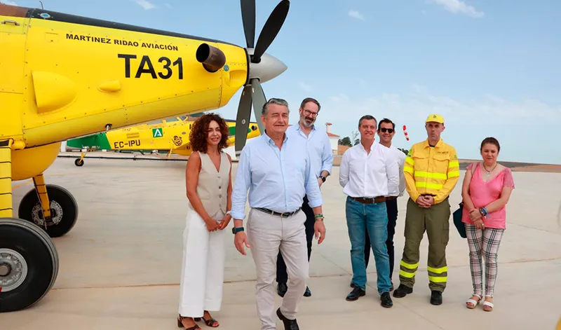 Junta de Andalucía inaugura aeródromo en Villaviciosa de Córdoba para lucha contra incendios