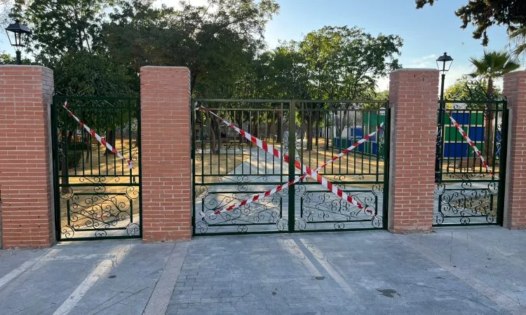 Casariche prohíbe el acceso al Parque de Las Viñuelas hasta finalizar las obras