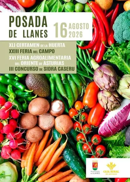 Posada de Llanes acoge el Certamen de la Huerta y la Feria del Campo en agosto