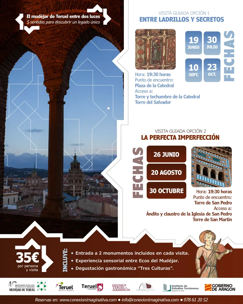 Teruel ofrece visitas guiadas para descubrir su patrimonio mudéjar este verano