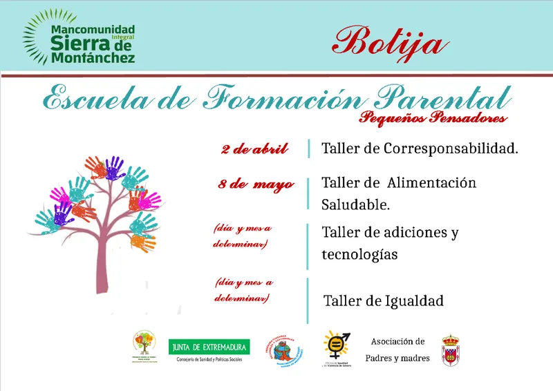 Escuela de Padres 'Pequeños Pensadores' en Torrequemada para familias en riesgo