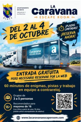 Biota celebra el fin de semana con una 'escape room' temática