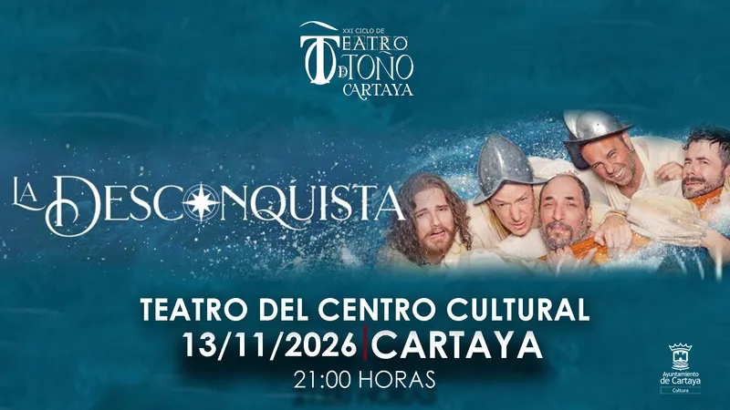 Cartaya acoge la obra de teatro "La Desconquista" de la Cia Ron LaLá