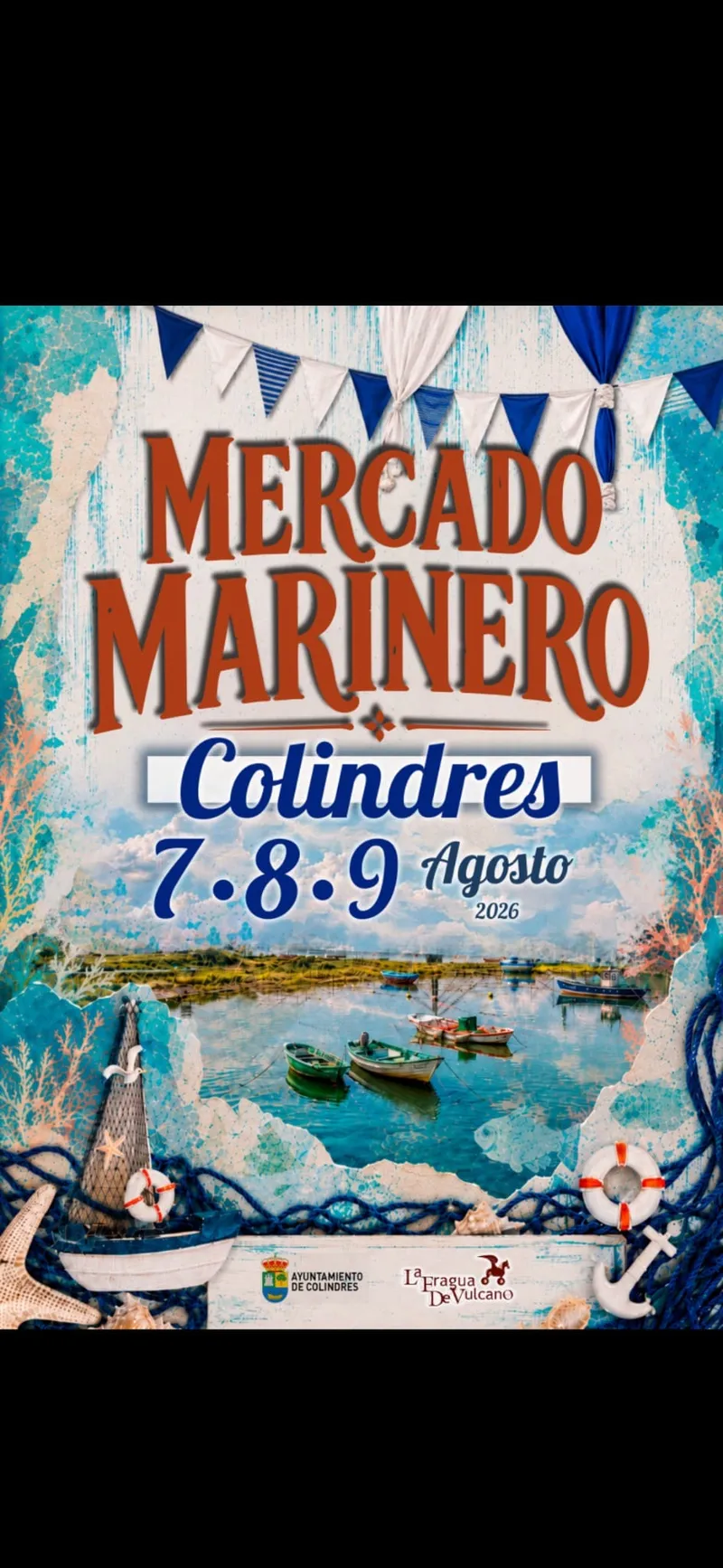 El Mercado Marinero de Colindres vuelve con artesanía, gastronomía y espectáculos del 7 al 9 de agosto