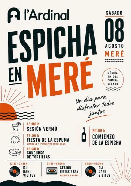 Meré celebra su tradicional espicha con música y actividades para todos